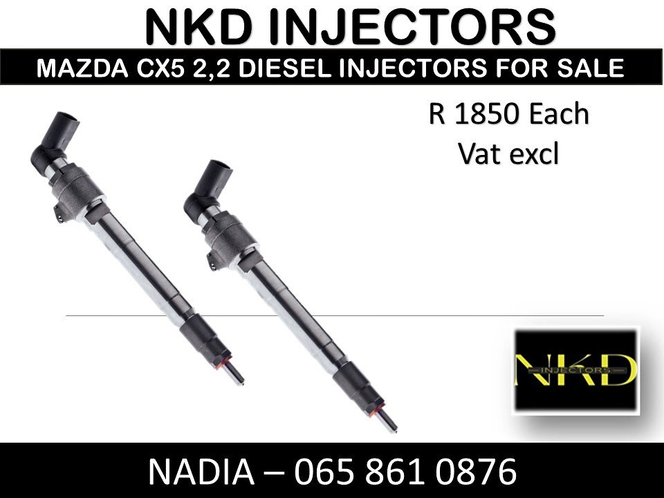 MAZDA CX5 DIESEL INJECTORS FOR SALE ON EXCHANGE OR RECON