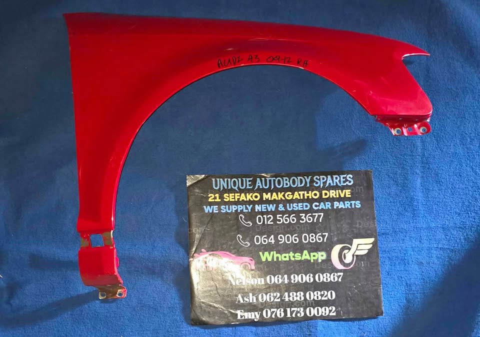 Audi A3 Right Fender 2009 to 2012