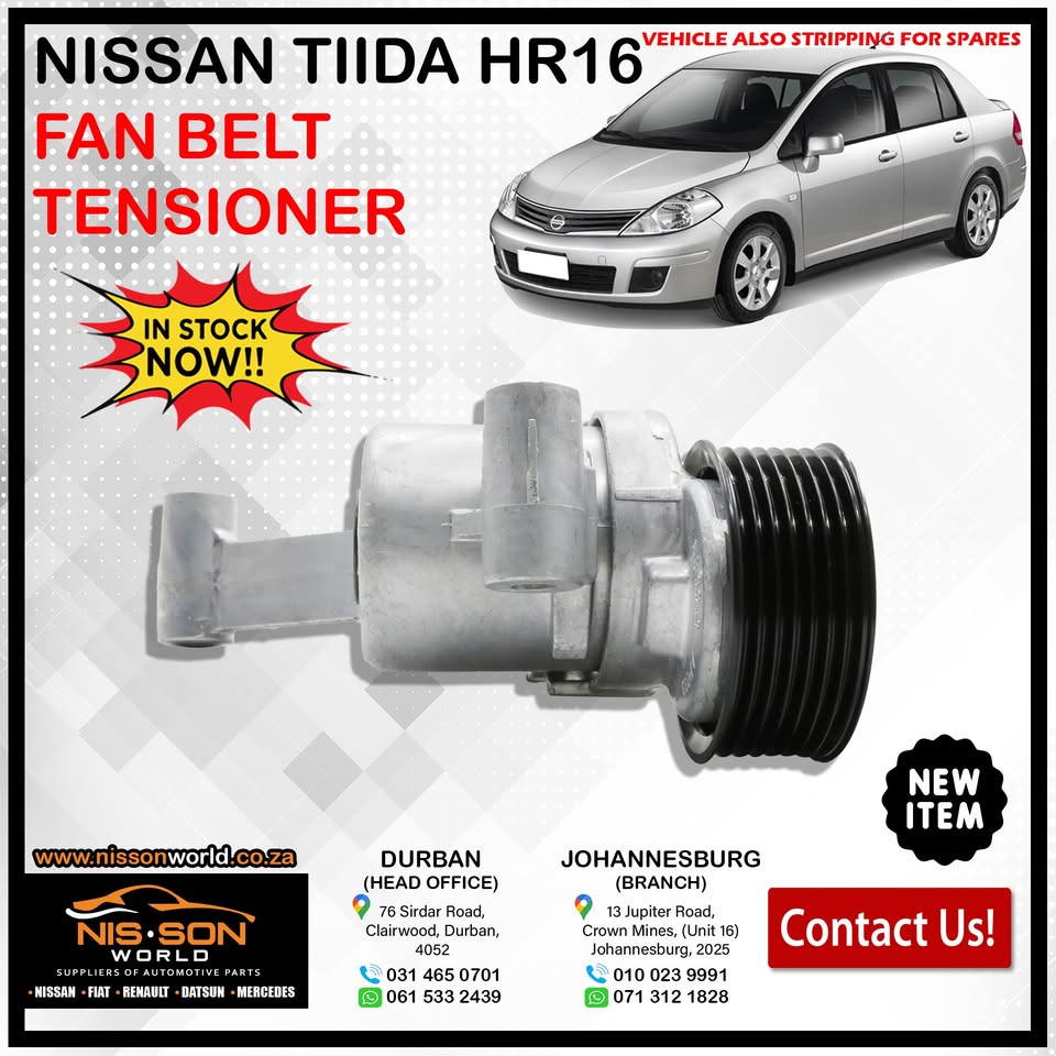NISSAN TIIDA HR16 FAN BELT TENSIONER - Private Seller