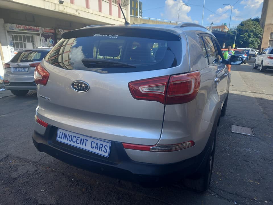 2012 KIA SPORTAGE 2.0 PETROL, AUTOMATIC 4X4, SILVER COLOUR, MILEAGE 104000KM