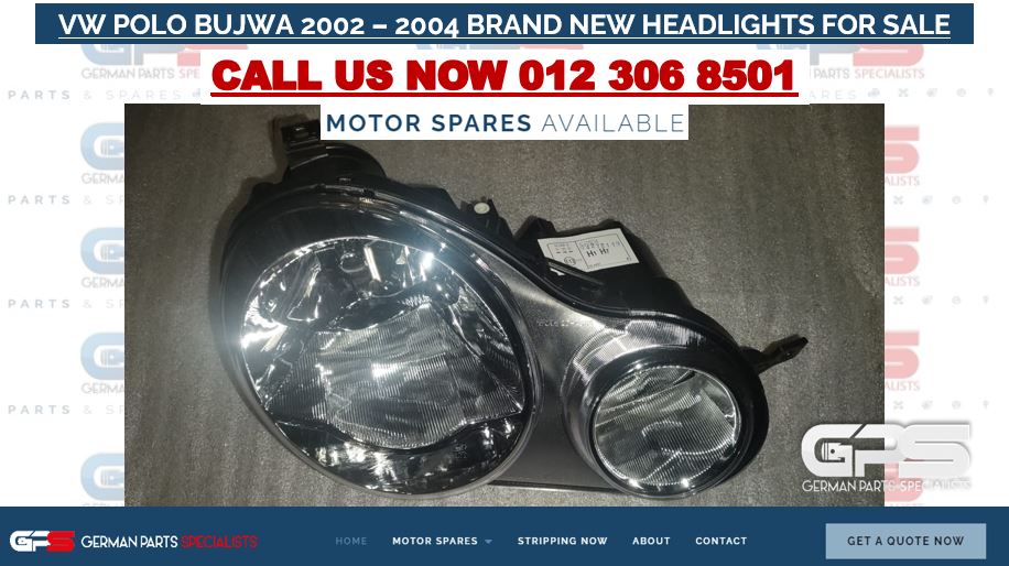 VW POLO BUJWA 2002 – 2004 BRAND NEW HEADLIGHTS FOR SALE - Private Seller VW POLO BUJWA 2002 – 2004 BRAND NEW HEADLIGHTS FOR SALE - Private Seller