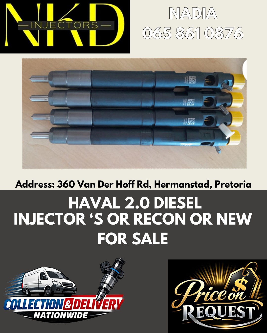 HAVAL 2.0 DIESEL INJECTORS FOR SALE NOW - Private Seller HAVAL 2.0 DIESEL INJECTORS FOR SALE NOW - Private Seller