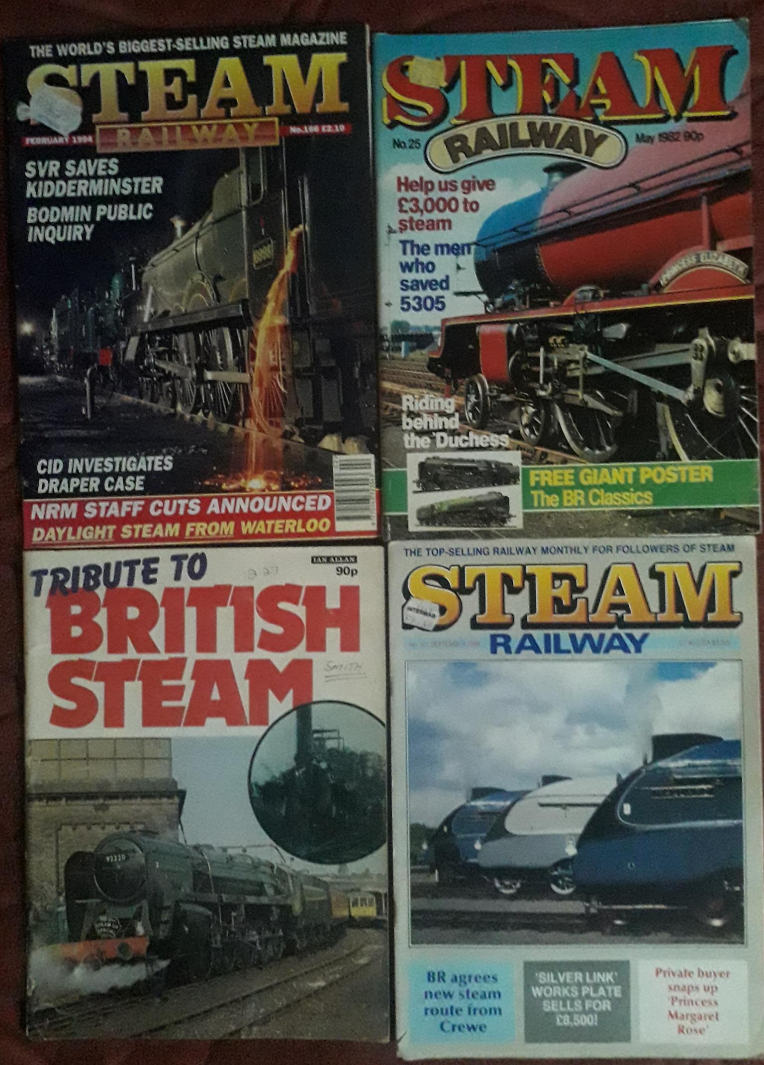 Train Fans, Antique Magazine Collection