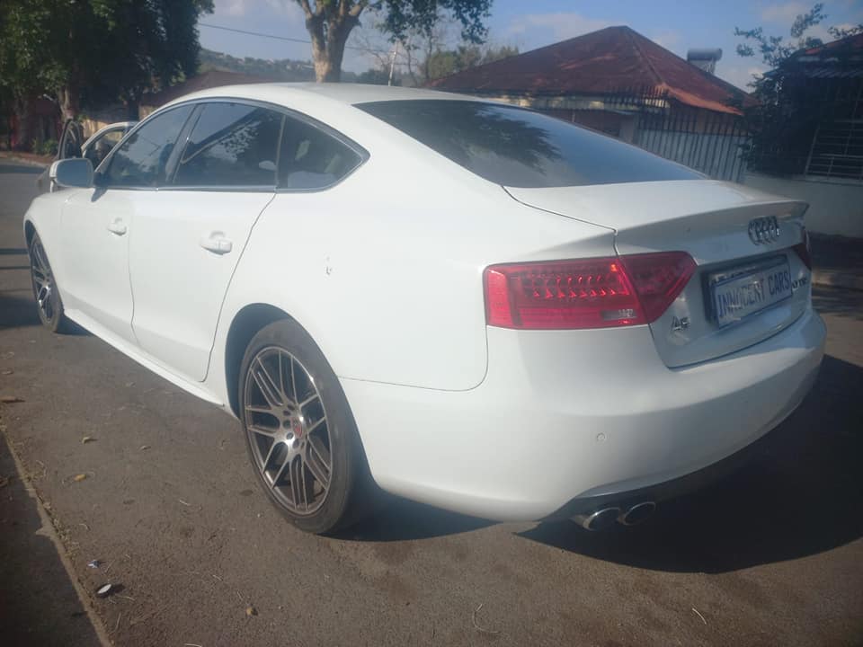 2014 AUDI A5 2.0 TDI DIESEL, AUTOMATIC, WHITE COLOR, MILEAGE 121000KMS