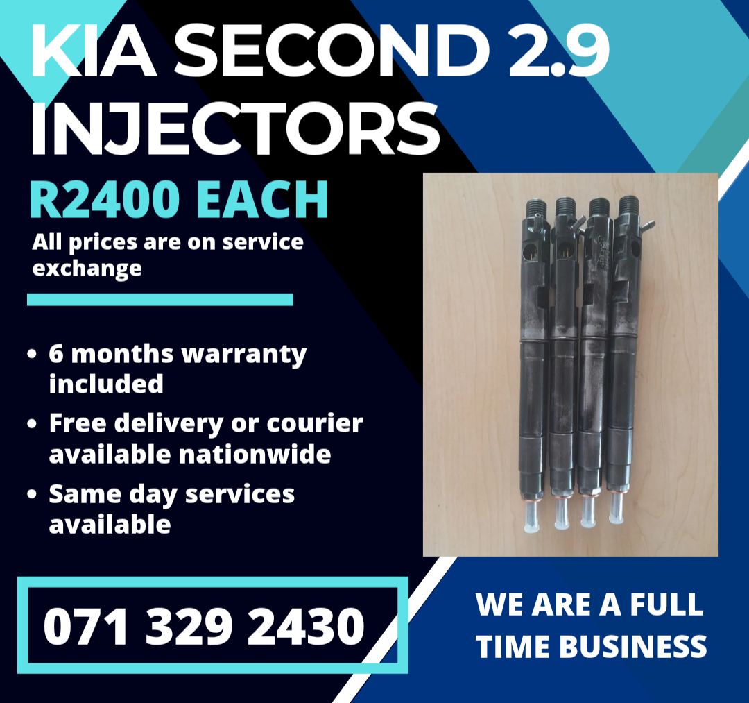 KIA SEDONA 2.9 INJECTORS FOR SALE WITH WARRANTY - Private Seller
