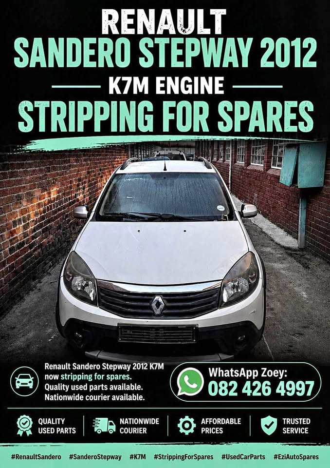 RENAULT SANDERO K7M MANUAL STRIPPING FOR SPARES - Private Seller RENAULT SANDERO K7M MANUAL STRIPPING FOR SPARES - Private Seller