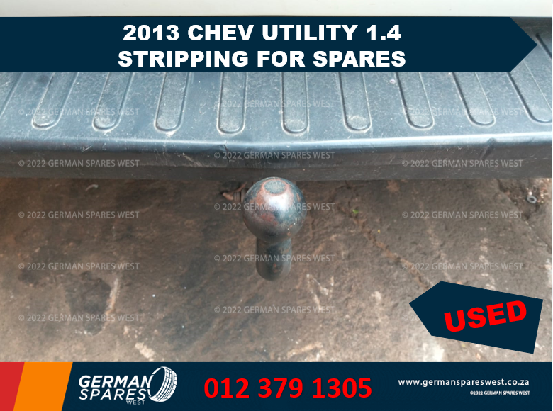 2013 CHEV UTILITY 1.4 STRIPPING FOR SPARES - Private Seller 2013 CHEV UTILITY 1.4 STRIPPING FOR SPARES - Private Seller