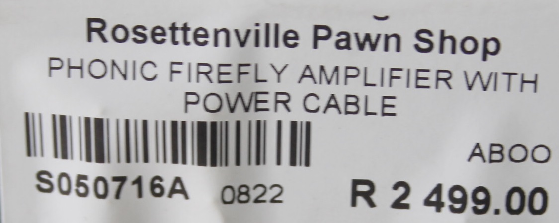 Phonic firefly amplifier S050716A