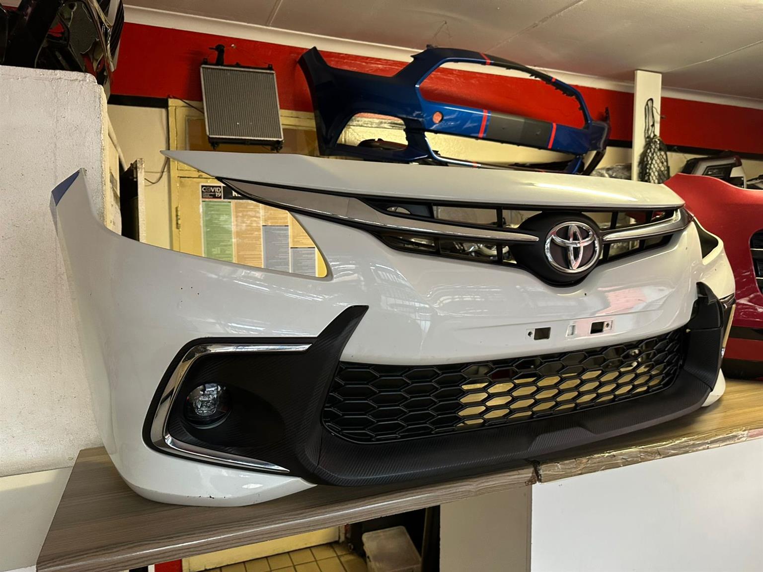 2023 TOYOTA STARLET COMPLETE FRONT BUMPER WITH LED FOGLIGHT FOR SALE - Private Seller