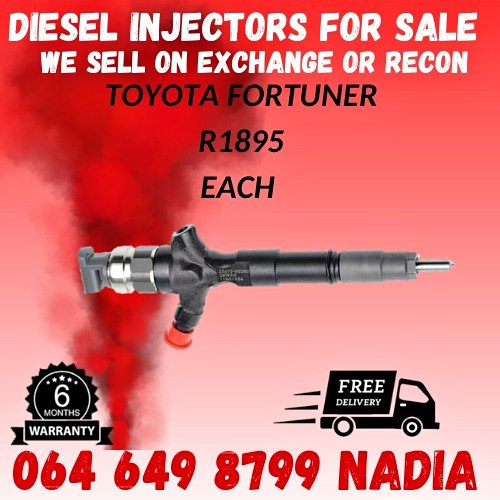 TOYOTA FORTUNER DIESEL INJECTORS FOR SALE - Private Seller