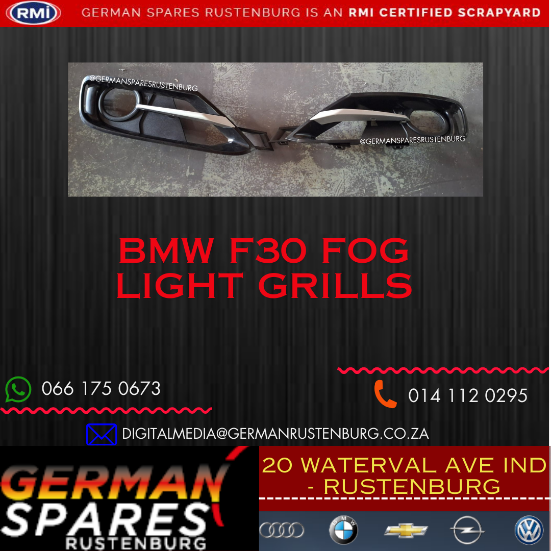 Bmw F30 Fog Light Grills For Sale - Private Seller