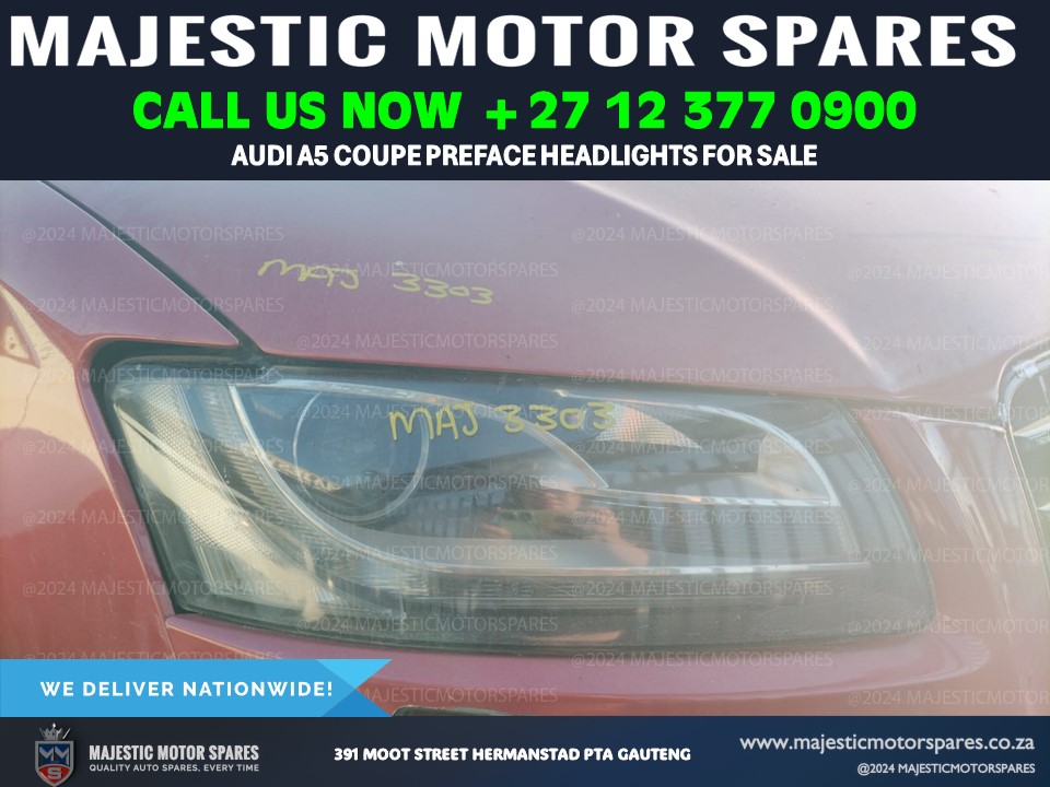 Audi A5 Coupe Preface Vehicle Xenon Headlights for Sale Used - Private Seller Audi A5 Coupe Preface Vehicle Xenon Headlights for Sale Used - Private Seller