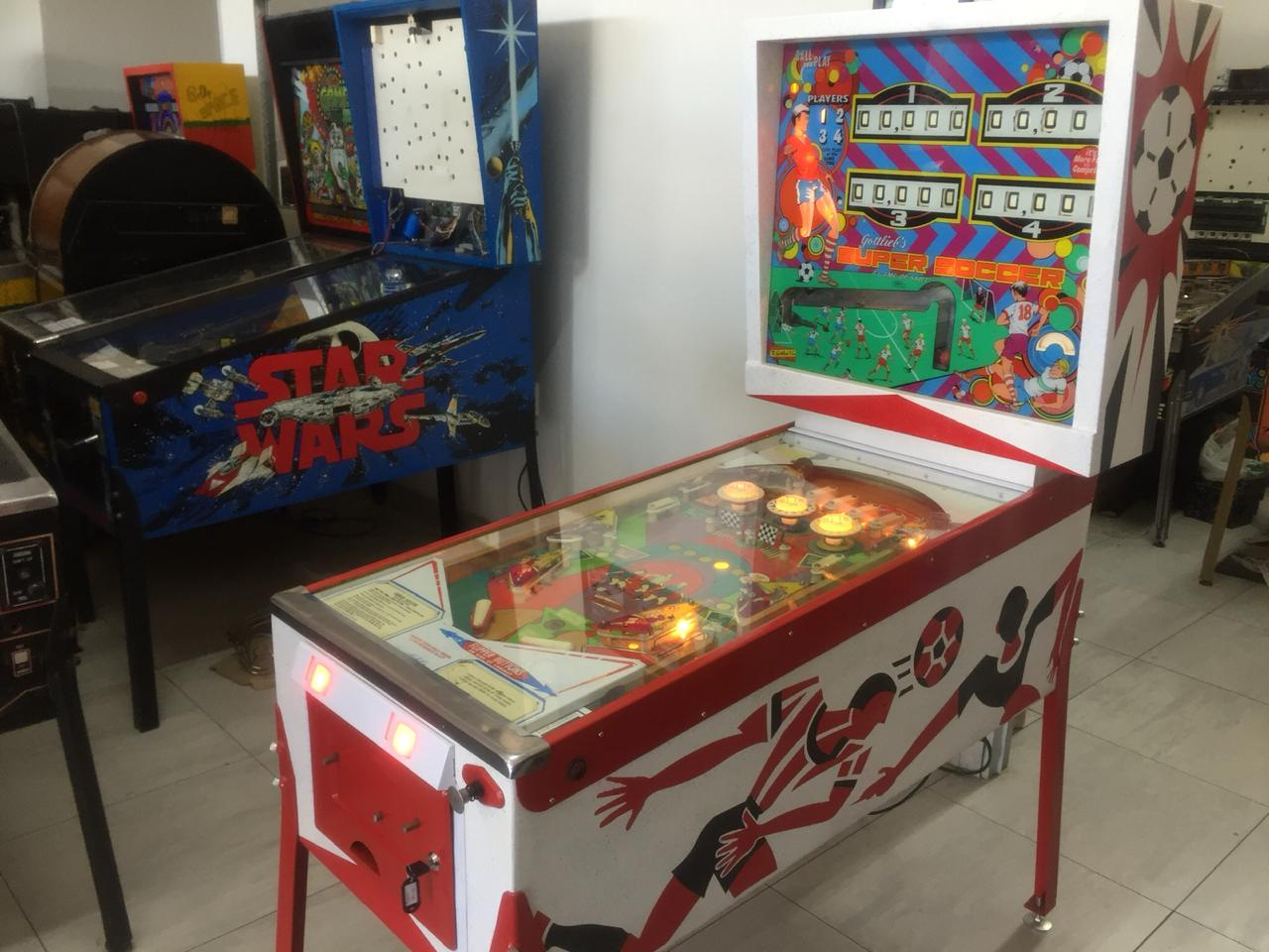 Super Soccer Pinball Machine For Sale Junk Mail