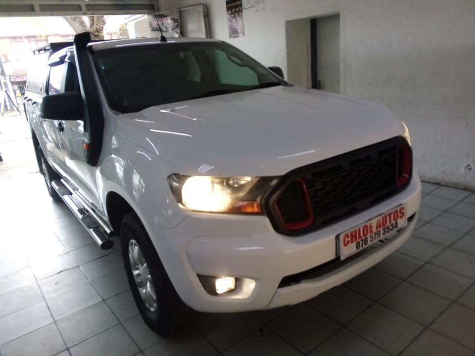 2016 FORD RANGER 2.2XLS DOUBLE CAB MANUAL WHITE WITH CANOPY  105000km