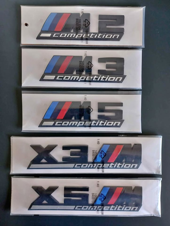 BMW Competition badges emblems stickers - Private Seller