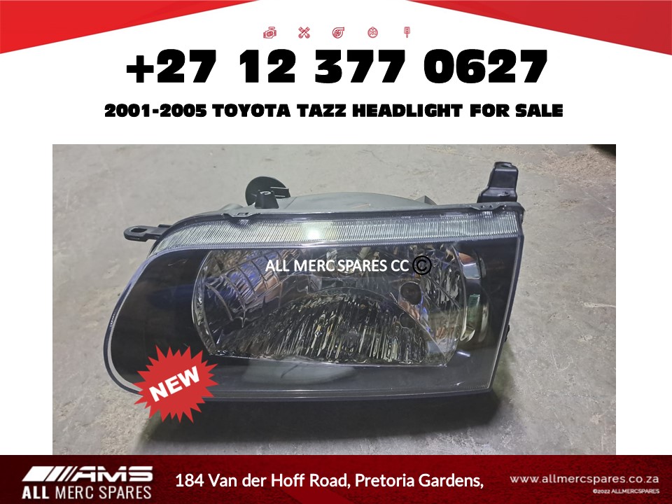 2001-2005 Toyota Tazz headlights new for sale - Private Seller 2001-2005 Toyota Tazz headlights new for sale - Private Seller
