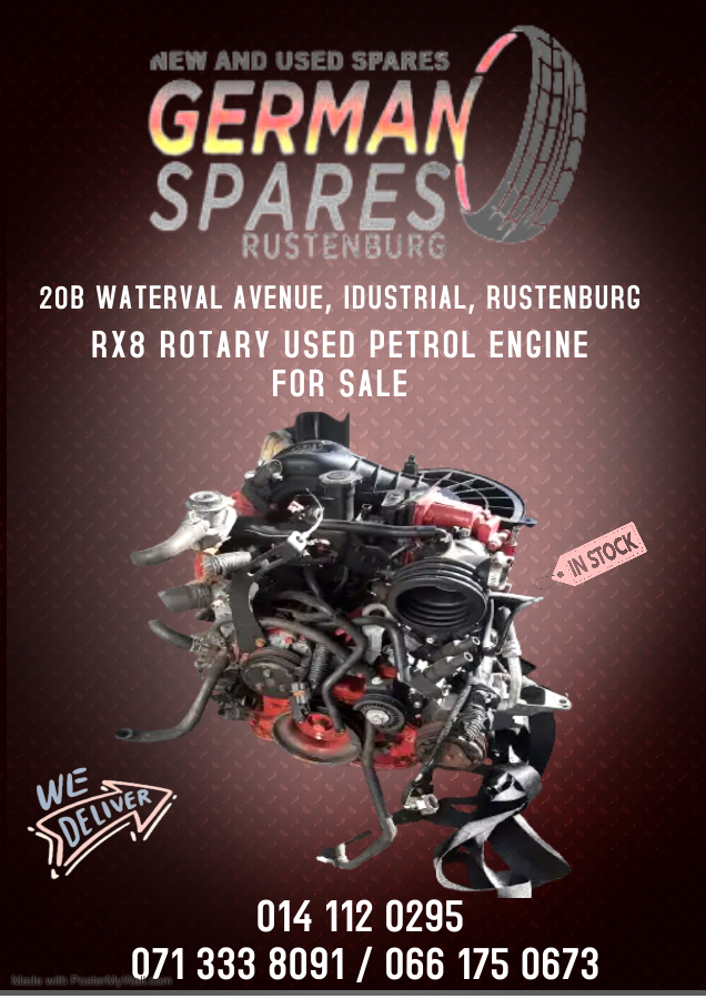 Mazda RX8 Rotary Used Petrol Engine for Sale - Private Seller Mazda RX8 Rotary Used Petrol Engine for Sale - Private Seller