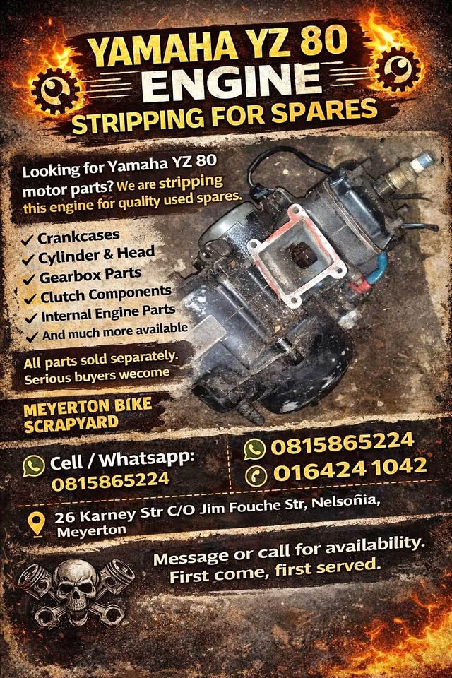 Yamaha YZ 80 engine stripping for spares - Private Seller Yamaha YZ 80 engine stripping for spares - Private Seller