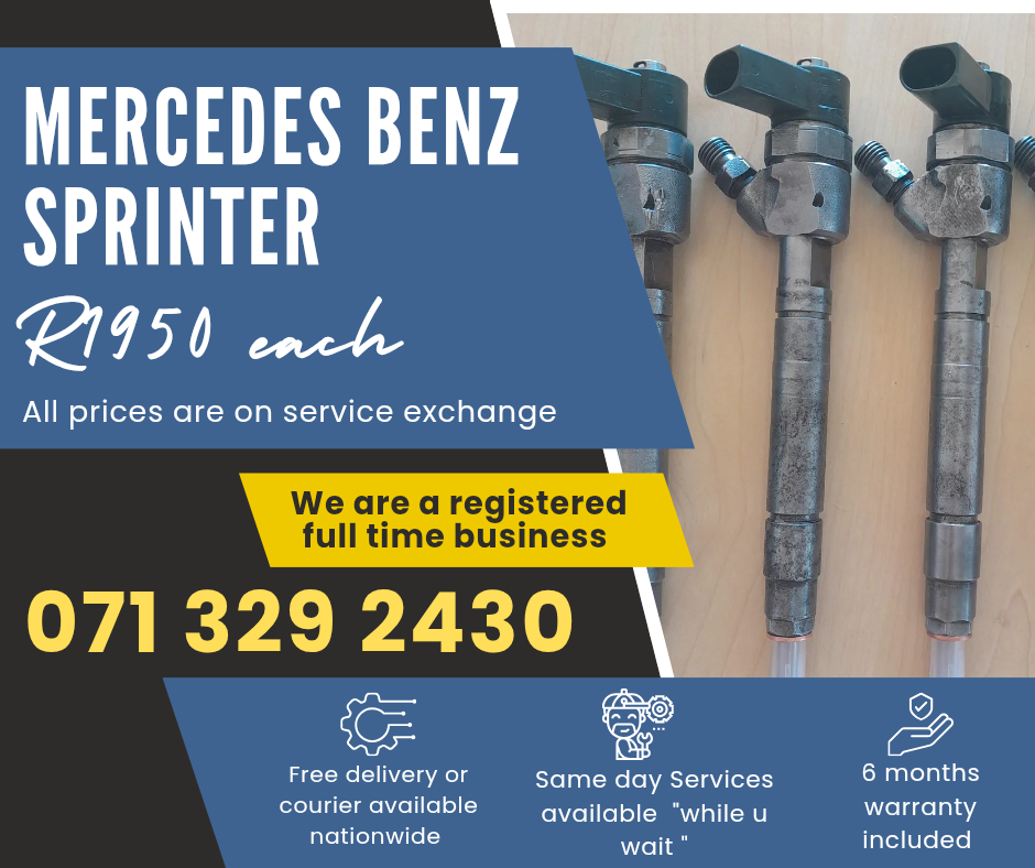 MERCEDES BENZ SPRINTER INJECTORS FOR SALE WITH WARRANTY INCLUDED - Private Seller MERCEDES BENZ SPRINTER INJECTORS FOR SALE WITH WARRANTY INCLUDED - Private Seller