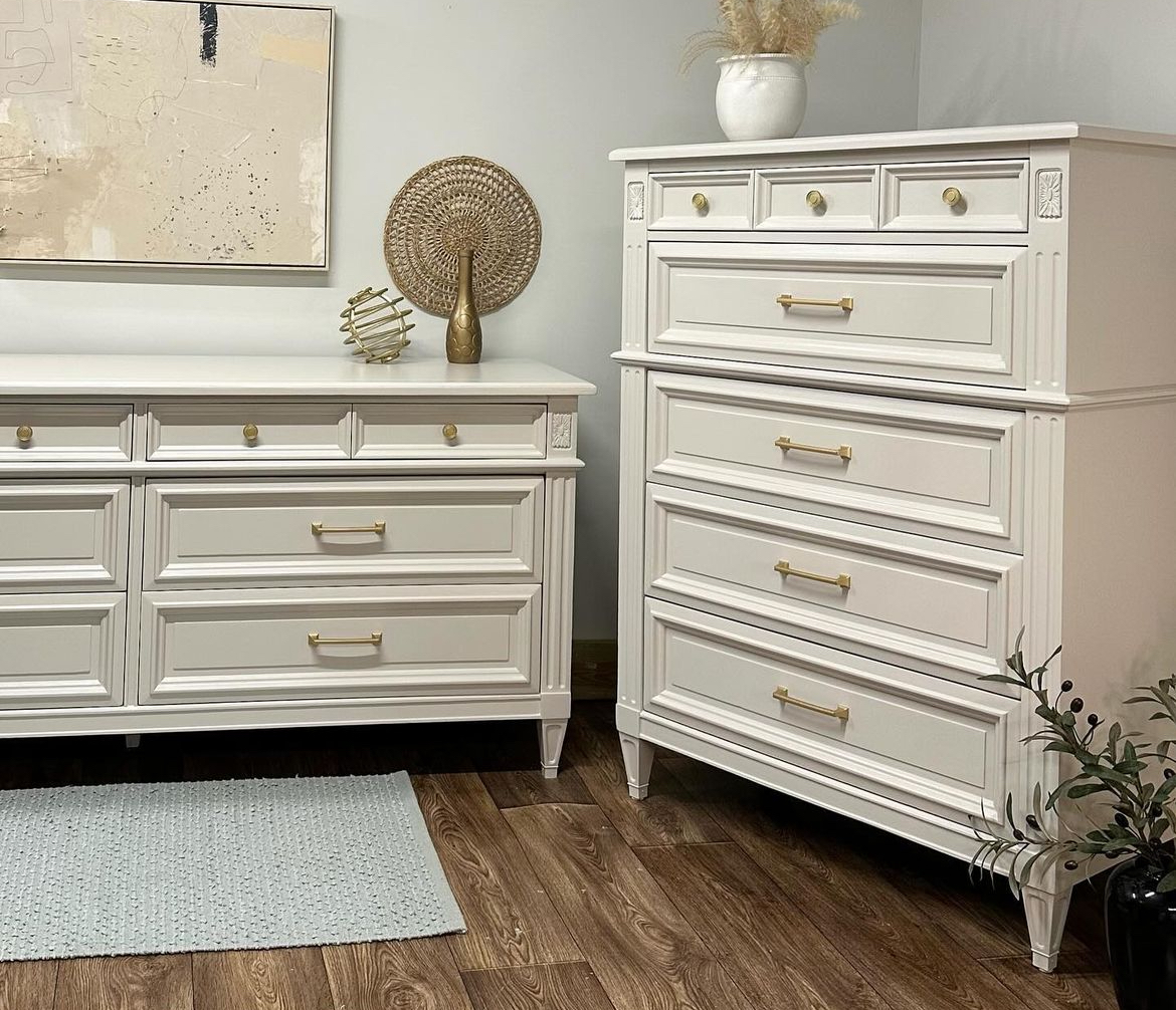 Dresser & Drawer Set Solid wood