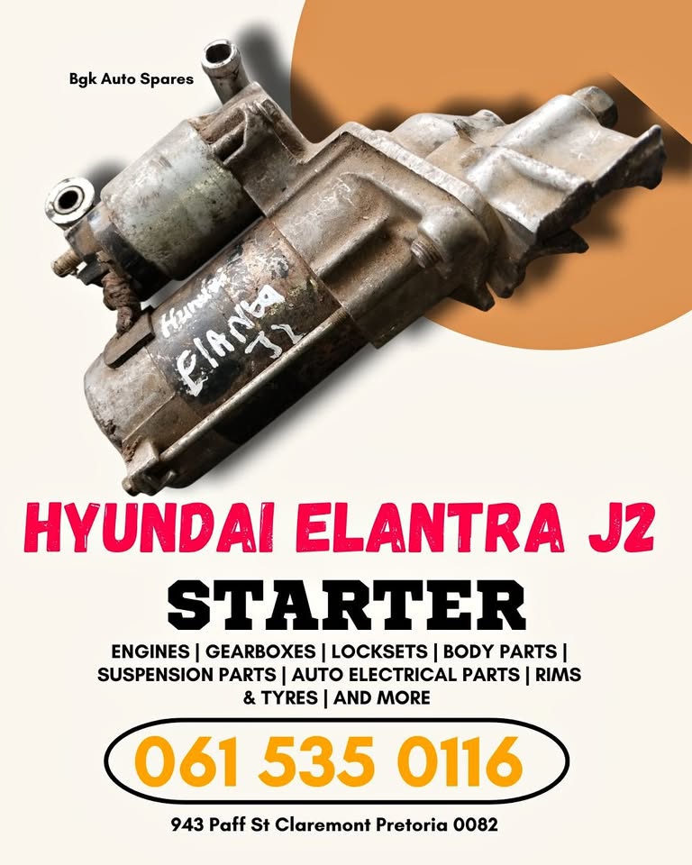 Hyundai Elantra j2 starter Call or WhatsApp me
