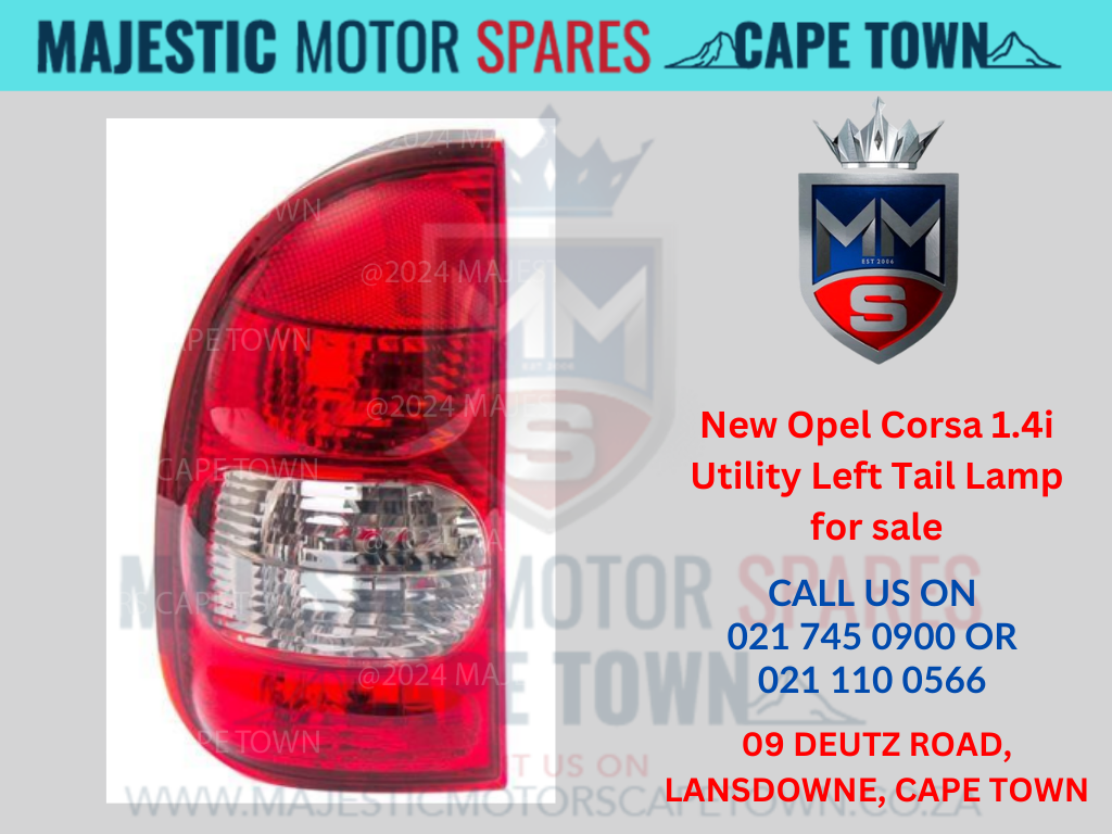 Opel Corsa 1.4i Utility Left Tail Lamp - Private Seller Opel Corsa 1.4i Utility Left Tail Lamp - Private Seller