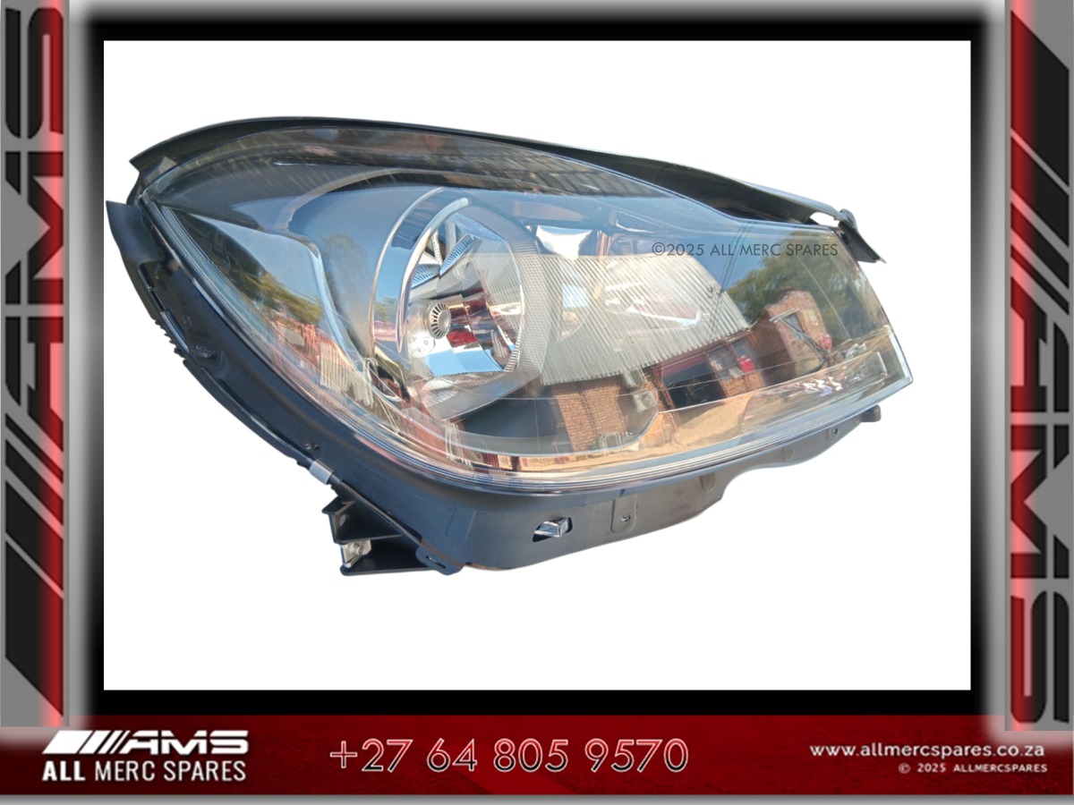 NEW W204 FACELIFT NON-XENON BLACK RIGHT HEADLIGHT - Private Seller