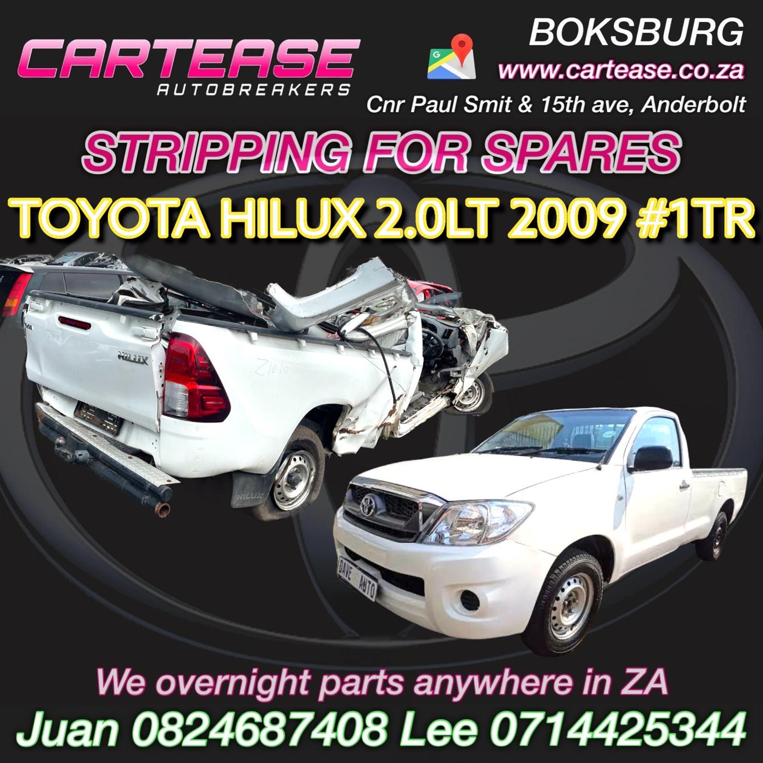 TOYOTA HILUX 2.0LT 2009 #1TR SPARES - Private Seller TOYOTA HILUX 2.0LT 2009 #1TR SPARES - Private Seller
