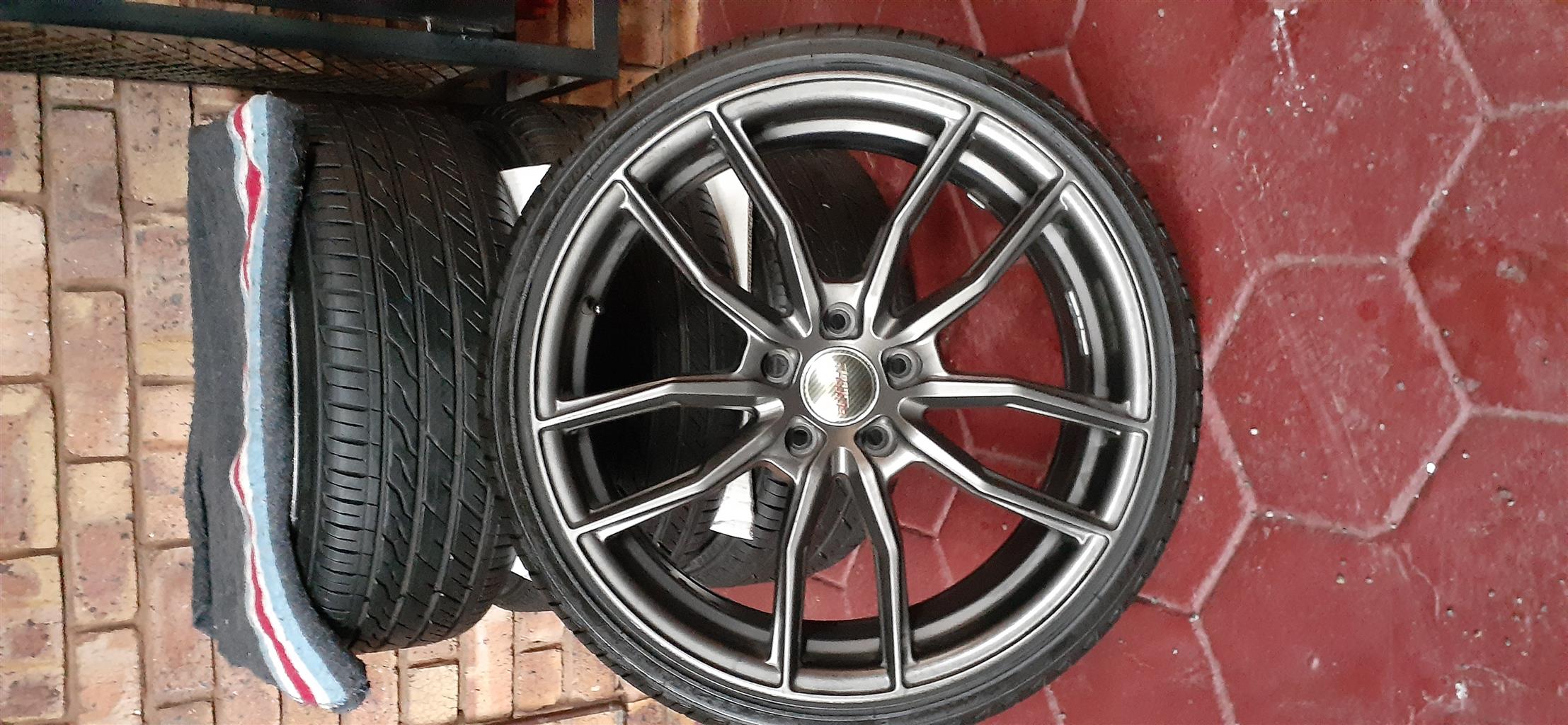 Landsail 215/35ZR 19 tyres and rims for Suzuki Swift - Private Seller Landsail 215/35ZR 19 tyres and rims for Suzuki Swift - Private Seller