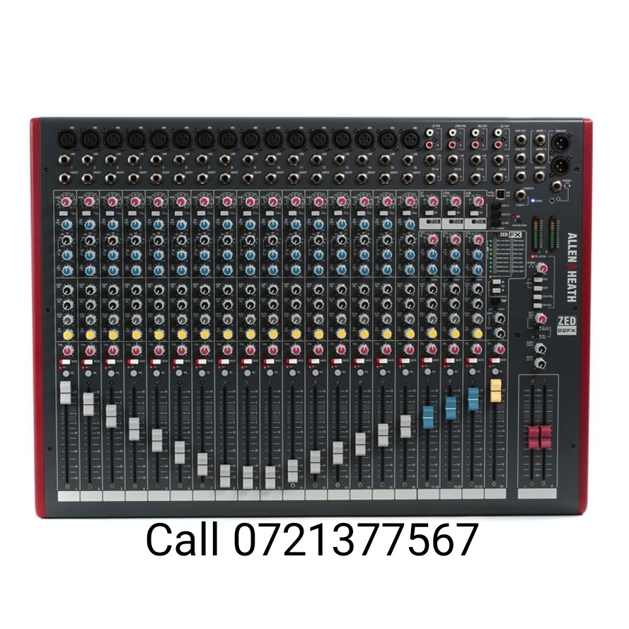 Klankbord - Mixing Console - Allan & Heath ZED22FX Audio Sound Mixer - New