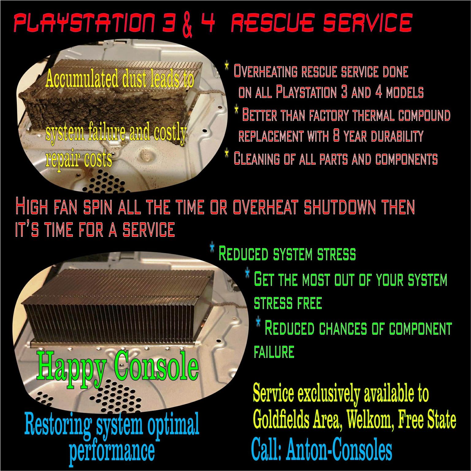 PlayStation 2,3,4 Repairs and Service-Welkom-PS2-PS3-PS4