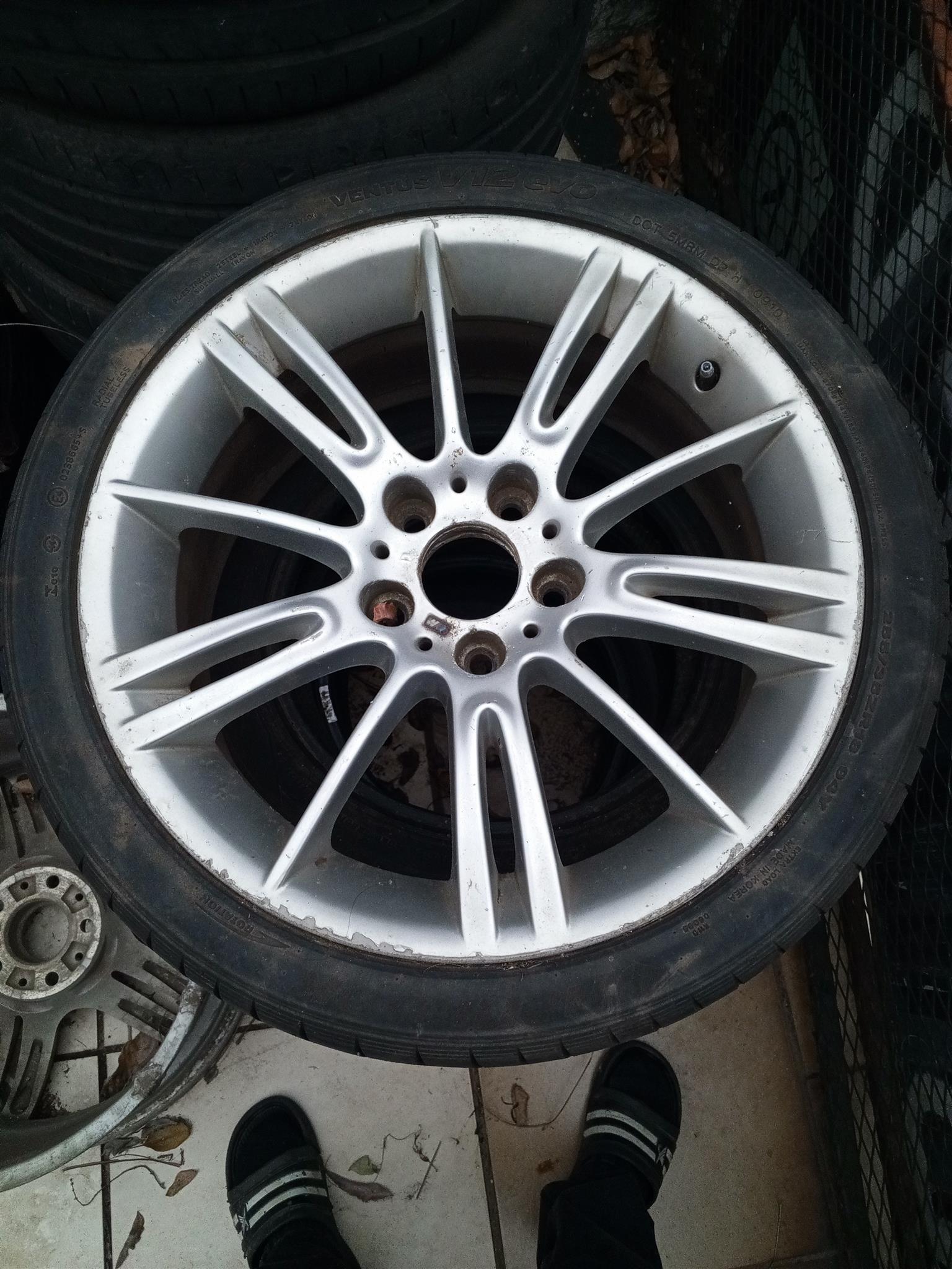 1 magrim and tyre 18 inch for BMW msport - Private Seller 1 magrim and tyre 18 inch for BMW msport - Private Seller