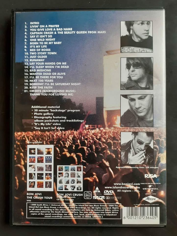 Bon Jovi - The Crush Tour (DVD)
