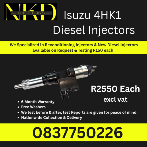 ISUZU 4HK1 DIESEL INJECTORS FOR SALE - Private Seller ISUZU 4HK1 DIESEL INJECTORS FOR SALE - Private Seller