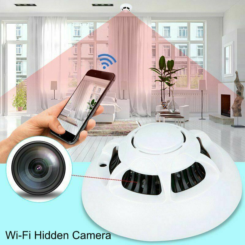 New Wireless Spy Smoke Detector HD Camera with P2P WiFi and Motion Detection NEW