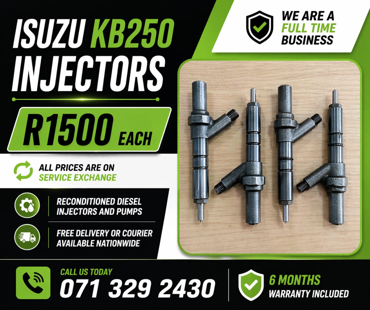 ISUZU INJECTORS FOR SALE WITH WARRANTY - Private Seller ISUZU INJECTORS FOR SALE WITH WARRANTY - Private Seller