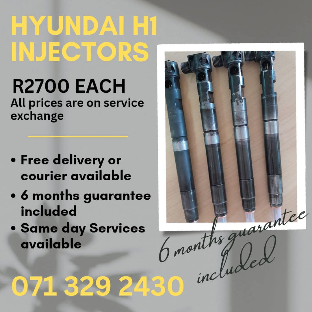 HYUNDAI H1 INJECTORS FOR SALE WITH WARRANTY ON - Private Seller HYUNDAI H1 INJECTORS FOR SALE WITH WARRANTY ON - Private Seller