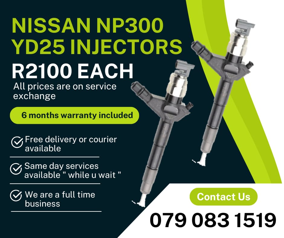 NISSAN NP300 YD25 INJECTORS FOR SALE WITH WARRANTY INCLUDED - Private Seller