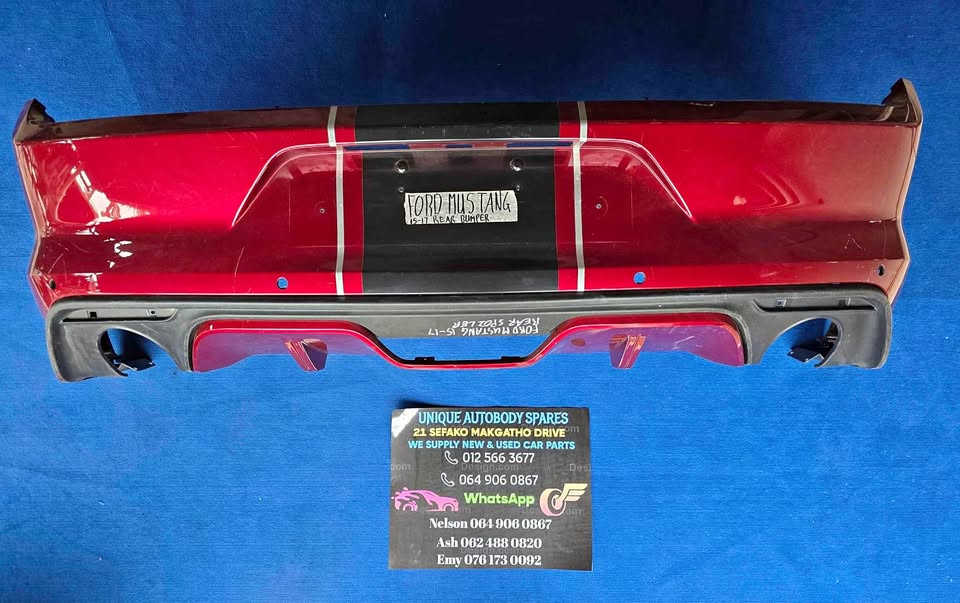 Ford Mustang Rear Bumper With Spoiler Ford Mustang Rear Bumper With Spoiler