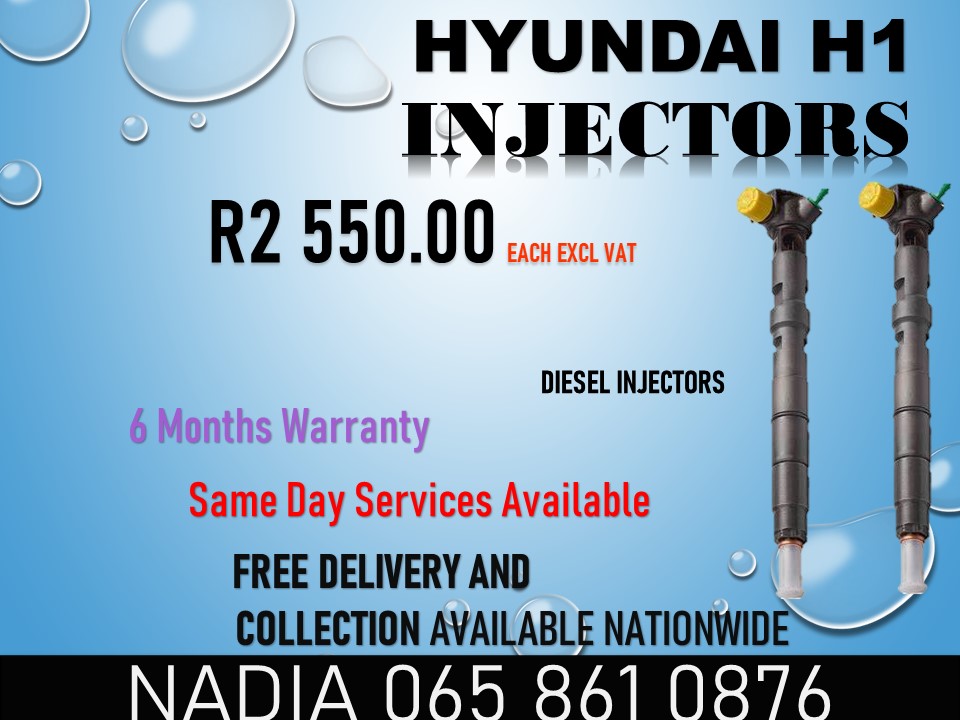 HYUNDAI H1 DIESEL INJECTORS FOR SALE - Private Seller HYUNDAI H1 DIESEL INJECTORS FOR SALE - Private Seller