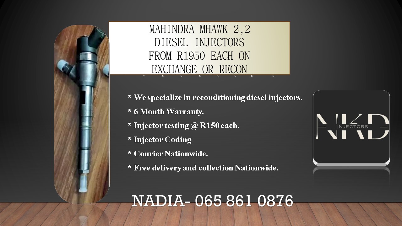 DIESEL INJECTORS FOR SALE FOR MAHINDRA MHAWK OR RECON - Private Seller DIESEL INJECTORS FOR SALE FOR MAHINDRA MHAWK OR RECON - Private Seller