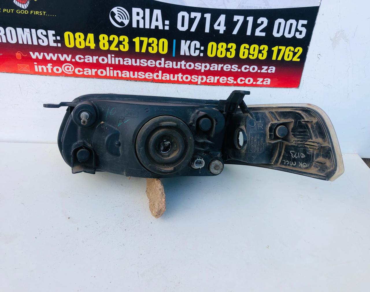 Toyota Tazz right side headlight and indicator - Private Seller Toyota Tazz right side headlight and indicator - Private Seller