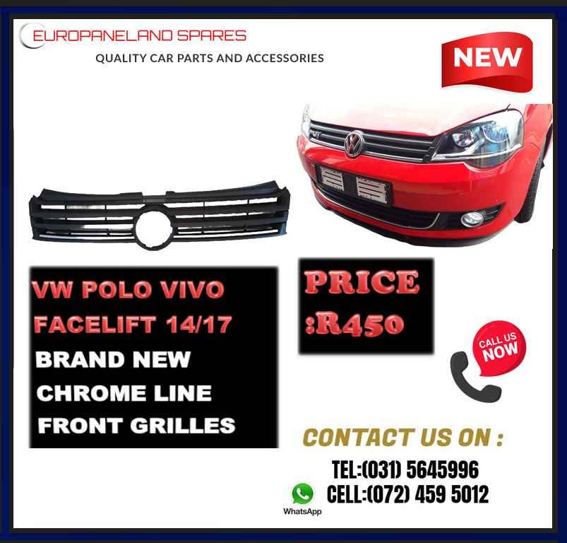 VW POLO VIVO 14/17 NEW FRONT GRILLES FOR SALE