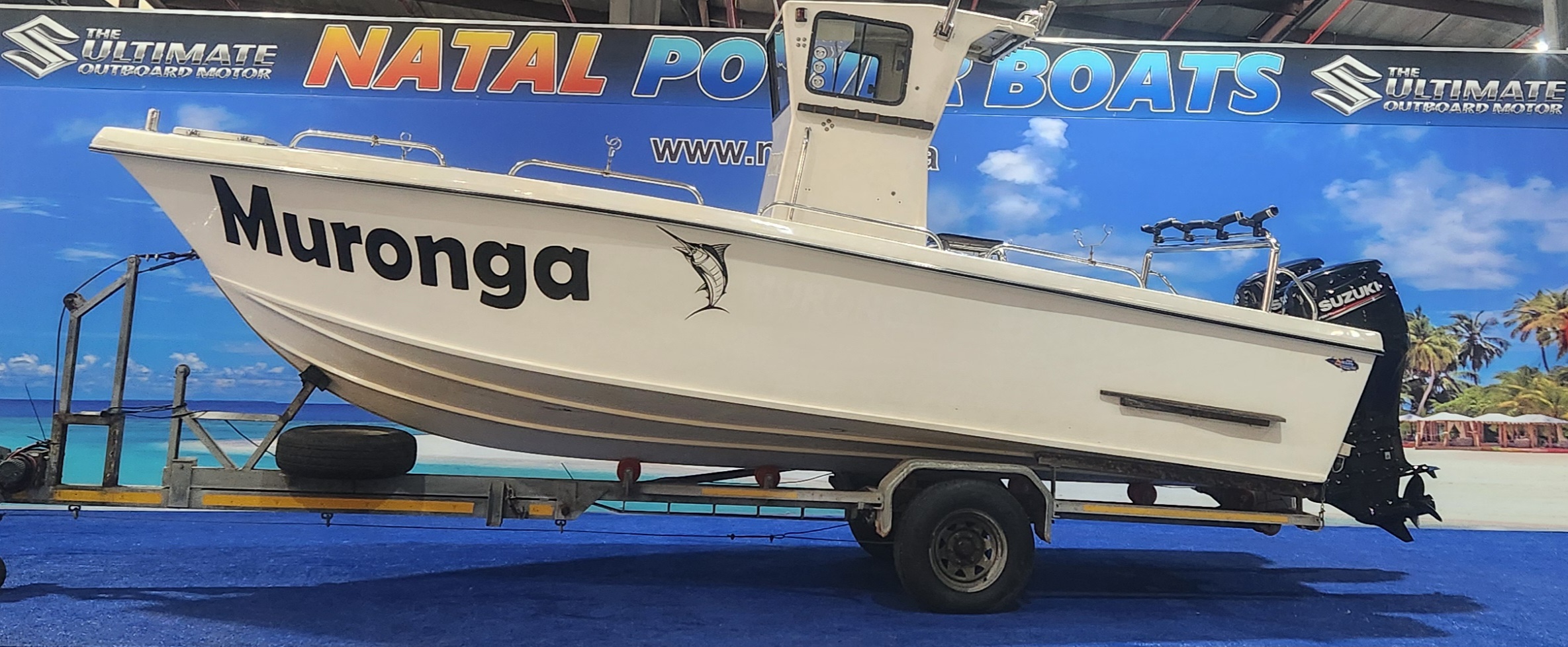 KANYA CRAFT 22 FT CC ON TRAILER 2 X 90 SUZUKI 4 STROKES