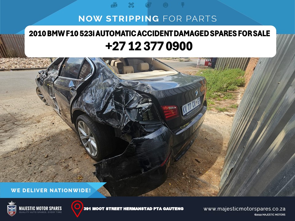 2010 BMW F10 523I Petrol Automatic Stripping for Spares
