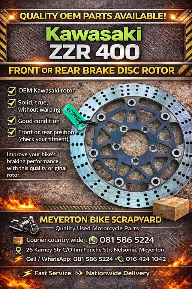 Kawasaki ZZR 400 brake disc. - Private Seller Kawasaki ZZR 400 brake disc. - Private Seller