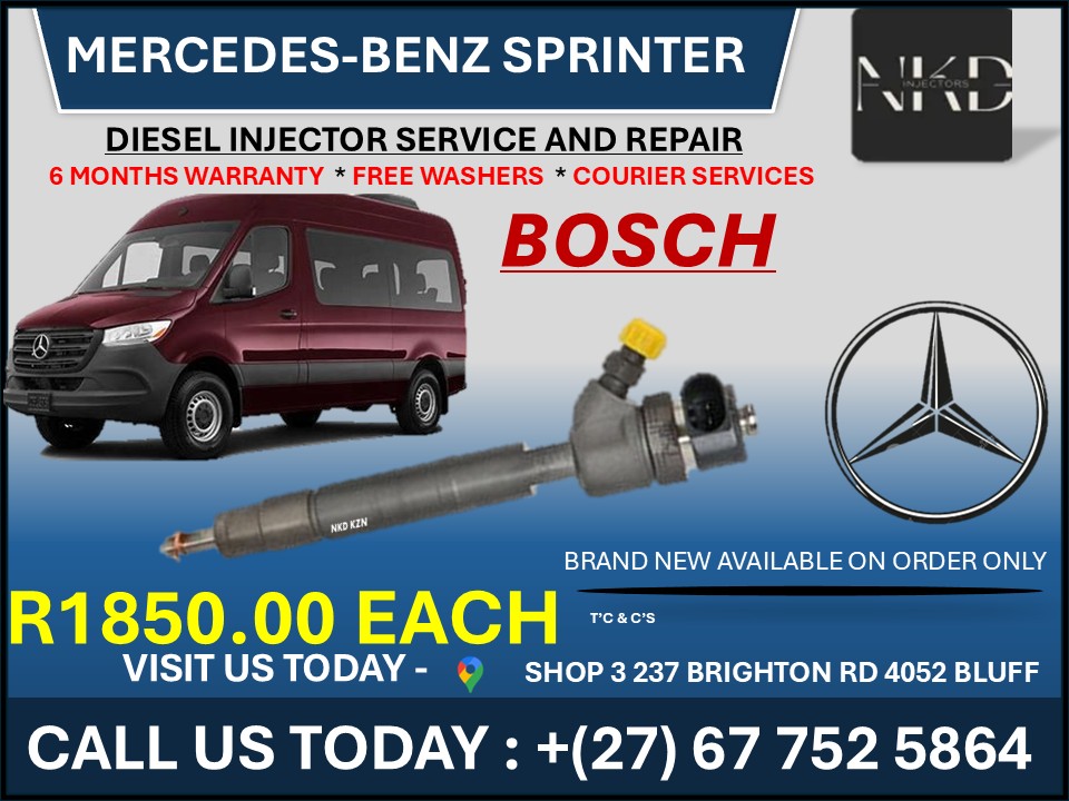 Mercedes-Benz Sprinter Diesel injectors Reconditioned - Private Seller Mercedes-Benz Sprinter Diesel injectors Reconditioned - Private Seller