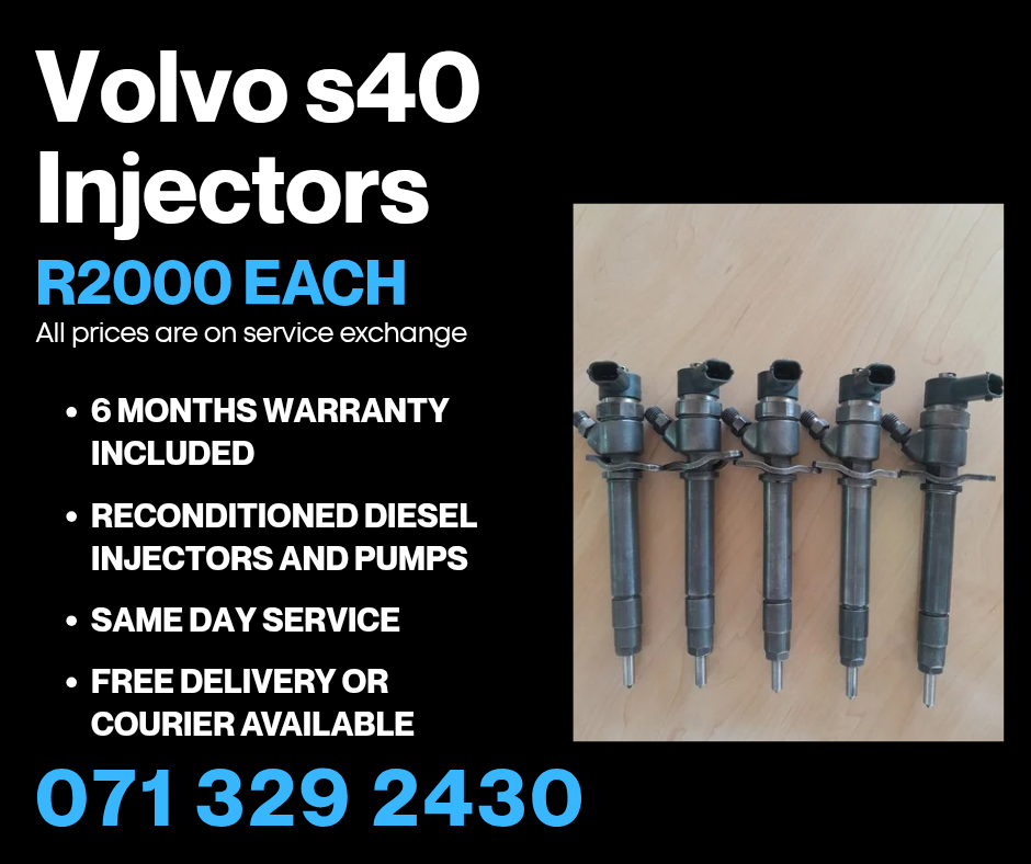 VOLVO S40 INJECTORS FOR SALE WITH WARRANTY - Private Seller VOLVO S40 INJECTORS FOR SALE WITH WARRANTY - Private Seller