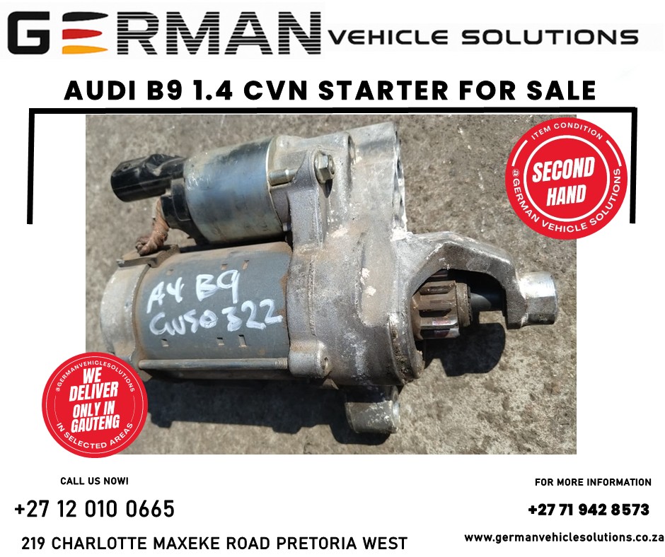 Audi B9 1.4 cvn starter for sale - Private Seller Audi B9 1.4 cvn starter for sale - Private Seller