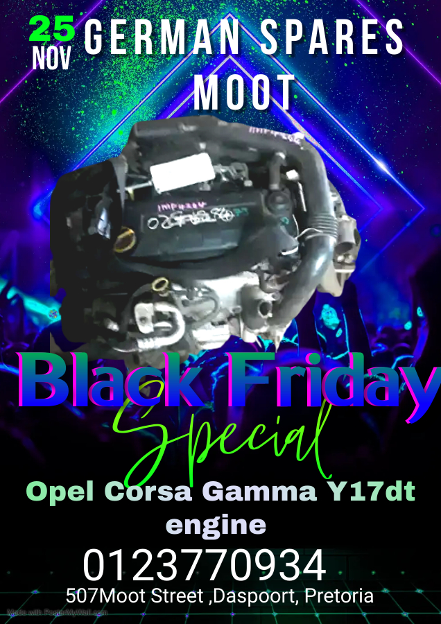 Opel Corsa Gamma 1.7 enine and spares for sale-black Friday special - Private Seller